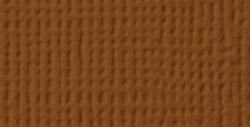 American Crafts Textured Cardstock 12"X12"-Truffle
