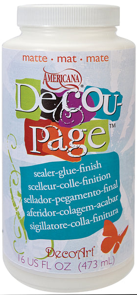 Americana Decou-Page Glue-16oz Matte