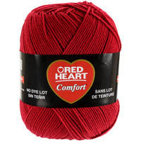 Red Heart Comfort Yarn-Cardinal Red
