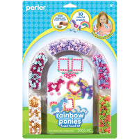Perler Fused Bead Kit-Rainbow Pony Frames