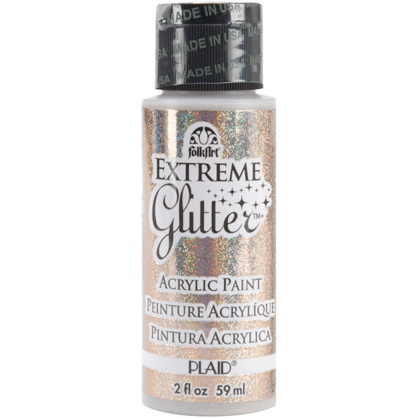 FolkArt Extreme Glitter Paint 2oz-Champagne