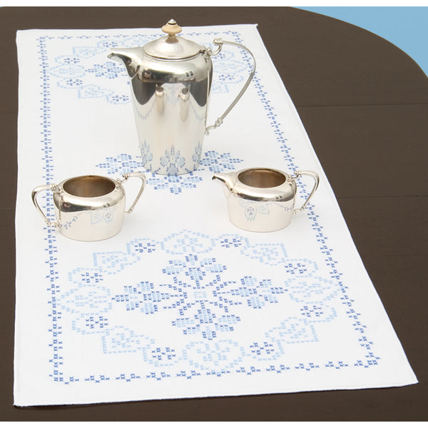 Jack Dempsey Stamped Table Runner/Scarf 15"X42"-XX Americana