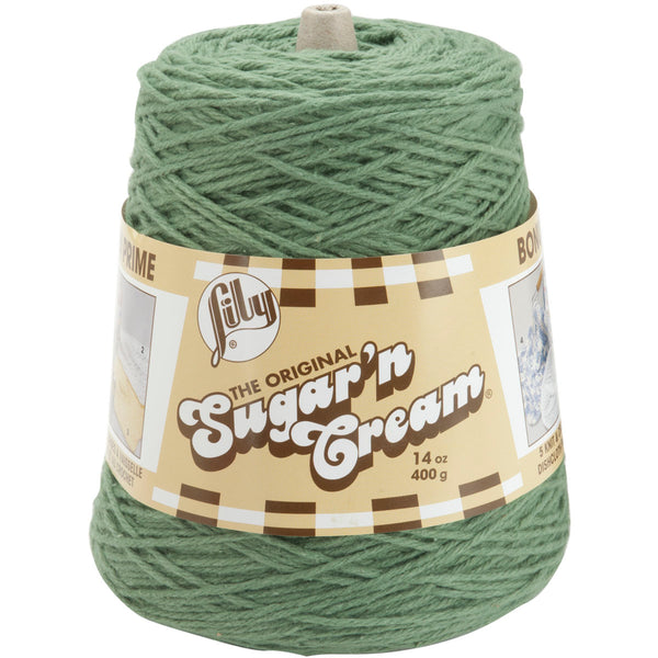 Sugar'n Cream Yarn - Cones-Sage
