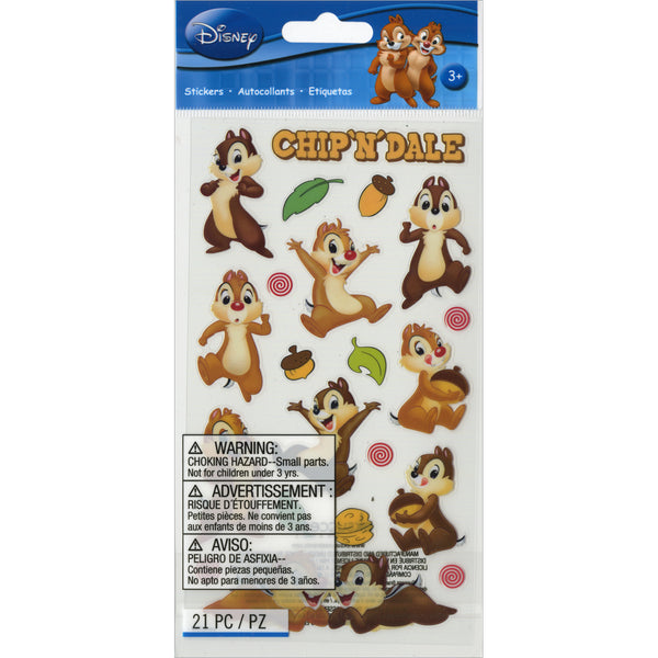 Disney Classic Stickers-Chip 'n Dale