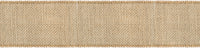 Wired Burlap Ribbon 1-1/2"X9'-Natural