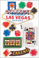 Paper House 3D Stickers 4.5"x8.5"-Las Vegas