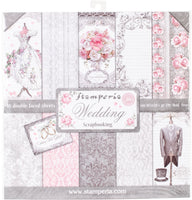 Stamperia Double-Sided Paper Pad 12"X12" 10/Pkg-Wedding, 10 Designs/1 Each