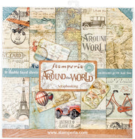 Stamperia Double-Sided Paper Pad 12"X12" 10/Pkg-Around The World, 10 Designs/2 Each