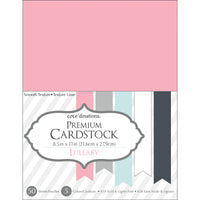 Core'dinations Value Pack Smooth Cardstock 8.5"X11" 50/Pkg-Lullaby Assortment
