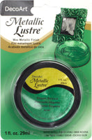 Metallic Lustre Wax Finish 1oz-Elegant Emerald