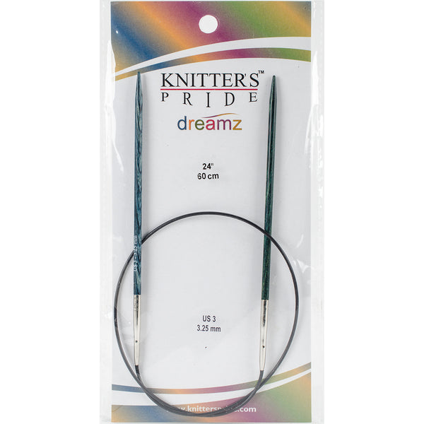 Dreamz Fixed Circular Needles 24"-Size 3/3.25mm