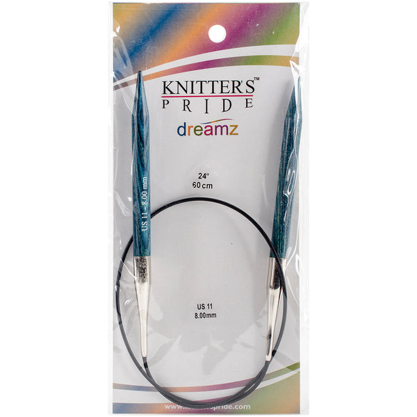 Dreamz Fixed Circular Needles 24"-Size 11/8mm