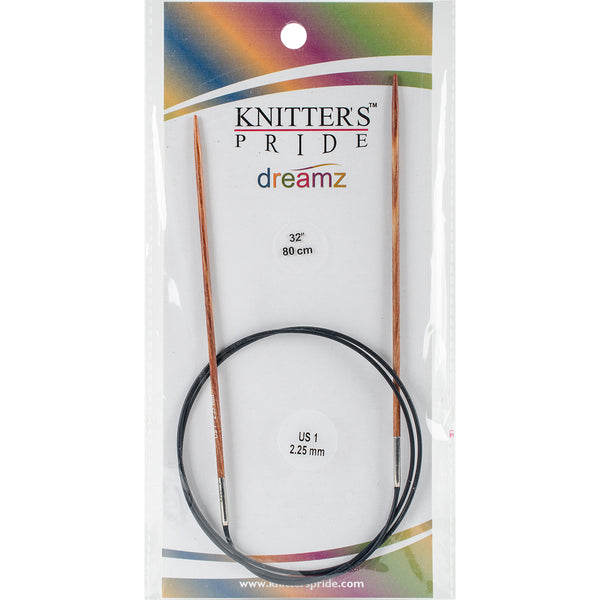 Dreamz Fixed Circular Needles 32"-Size 1/2.25mm
