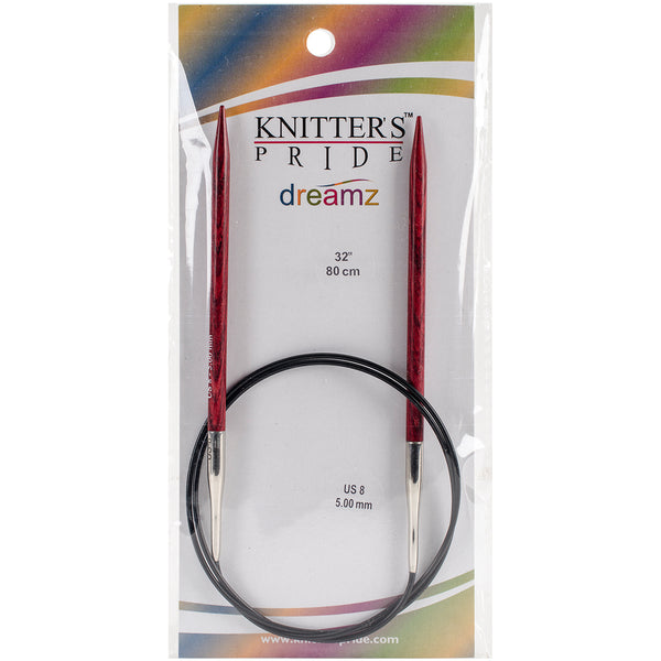 Dreamz Fixed Circular Needles 32"-Size 8/5mm