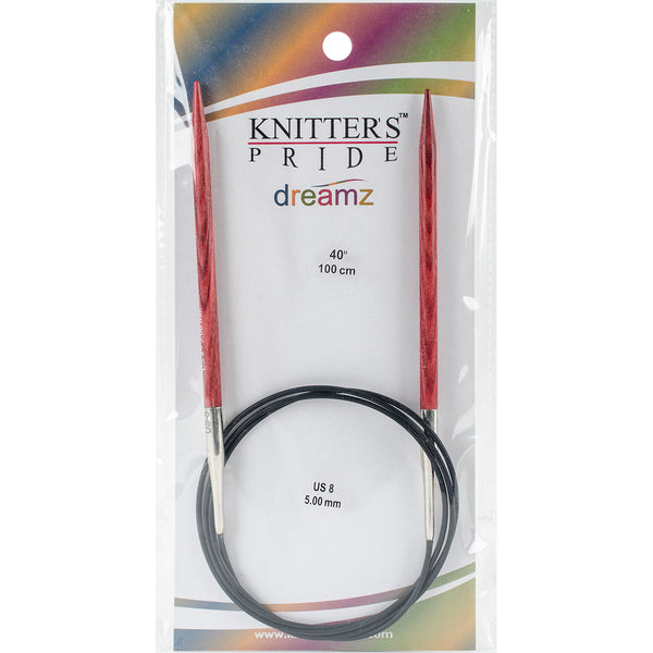 Dreamz Fixed Circular Needles 40"-Size 8/5mm