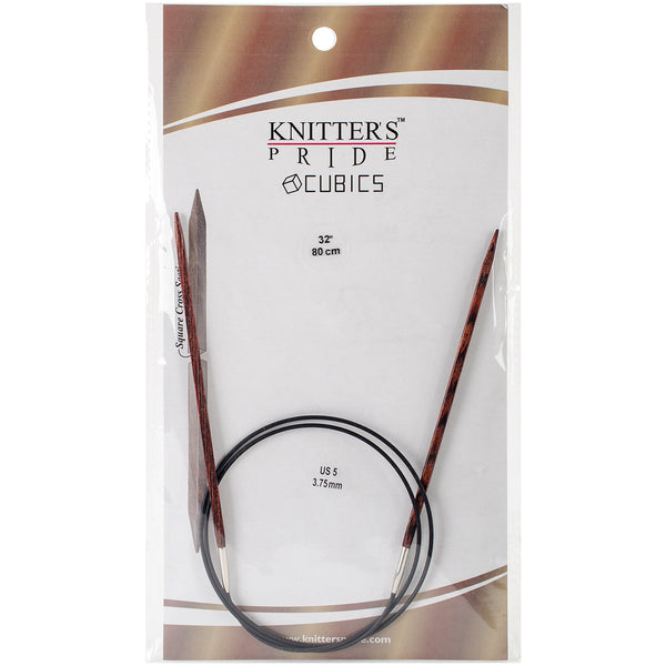 Cubics Fixed Circular Needles 32"-Size 5/3.75mm