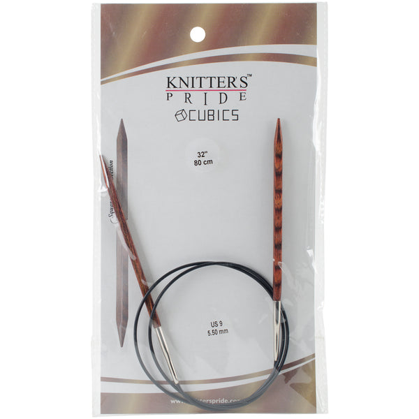 Cubics Fixed Circular Needles 32"-Size 9/5.5mm