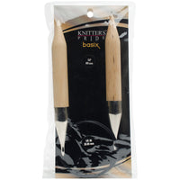 Basix Fixed Circular Needles 32"-Size 36/20mm