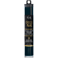 Deco Foil Transfer Sheets 6"X12" 5/Pkg-Black