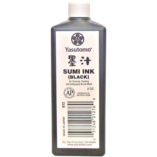 Yasutomo Sumi Ink 2oz-Black