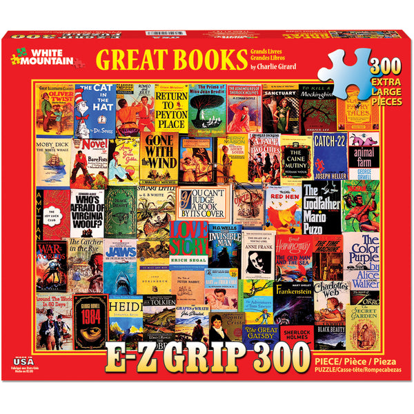 Jigsaw Puzzle 300 Pieces 24"X30"-Great Books
