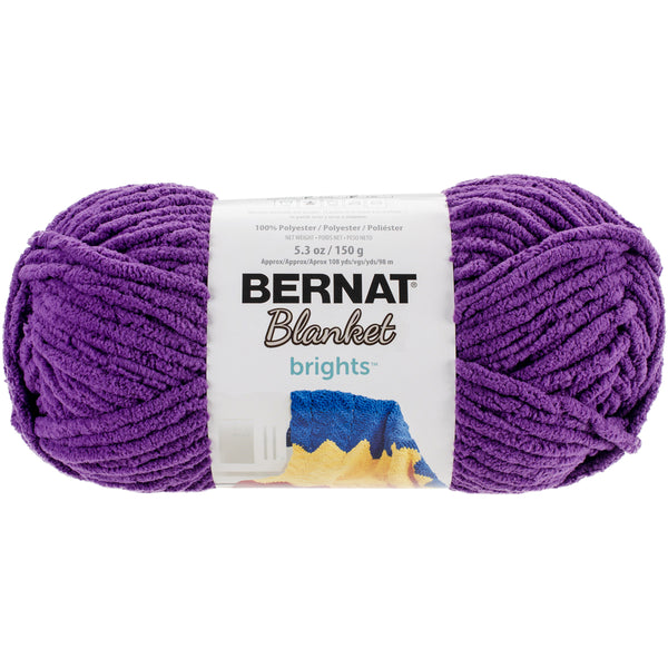 Bernat Blanket Brights Yarn-Pow Purple