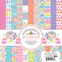 Doodlebug Double-Sided Paper Pad 6"X6" 24/Pkg-Under The Sea, 12 Designs/2 Each