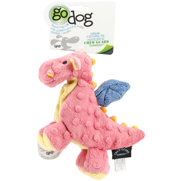 goDog Dragons with Chew Guard Small-Coral