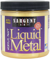 Liquid Metal Acrylic Paint 8oz-Gold