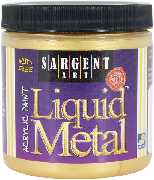 Liquid Metal Acrylic Paint 8oz-Gold